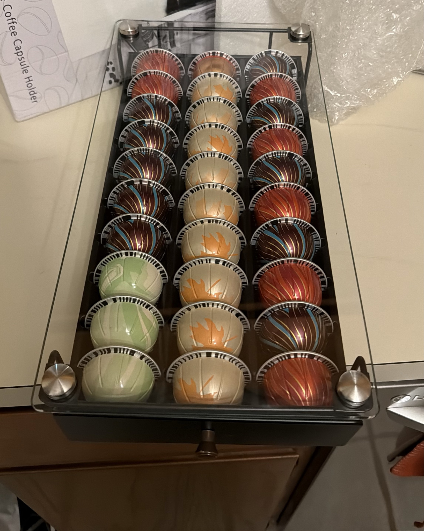 nespresso pod organizer for small spaces 

#LTKHoliday #LTKHome #LTKGiftGuide