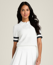 Bright White Essex Polo | Wilson Sporting Goods | Wilson Sporting Goods