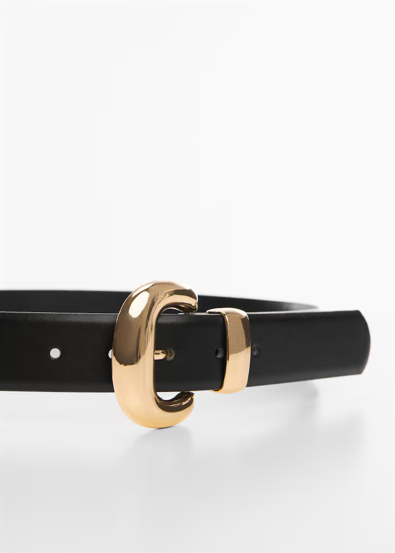 Metal buckle belt -  Women | Mango USA | MANGO (US)