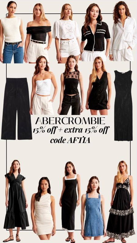 Abercrombie new arrivals 15% off + extra 15% off code AFTIA

#LTKSeasonal #LTKStyleTip #LTKSaleAlert