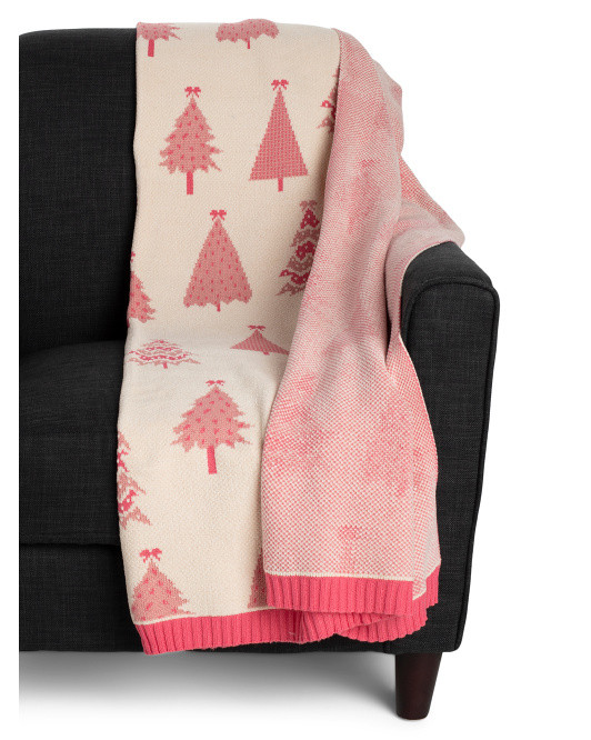 Tree Chenille Throw | TJ Maxx