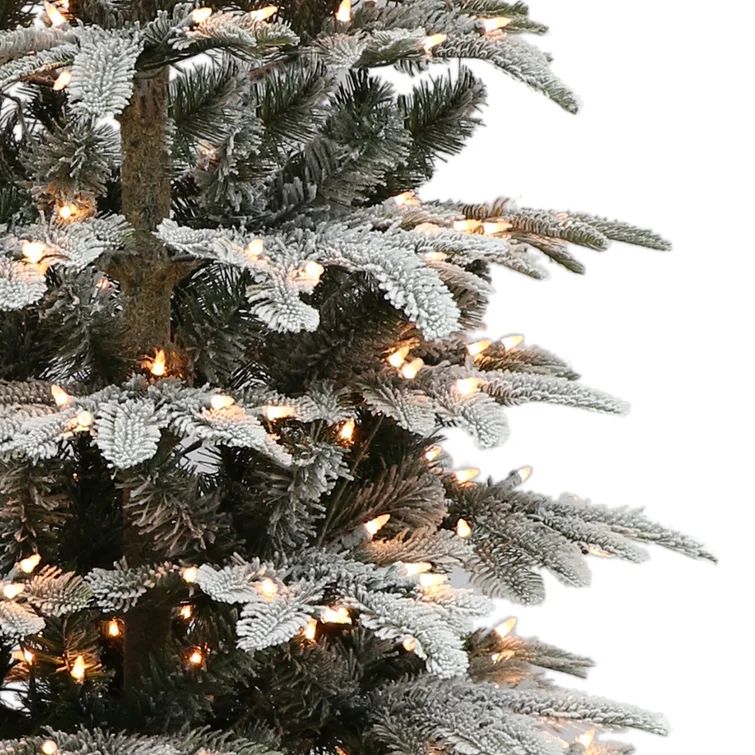 90'' Lighted Artificial Fir Christmas Tree | Wayfair North America