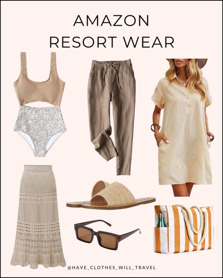 Resort wear fashion finds from amazon, amazon vacation outfit ideas, vacation style 

#LTKfindsunder100 #LTKstyletip