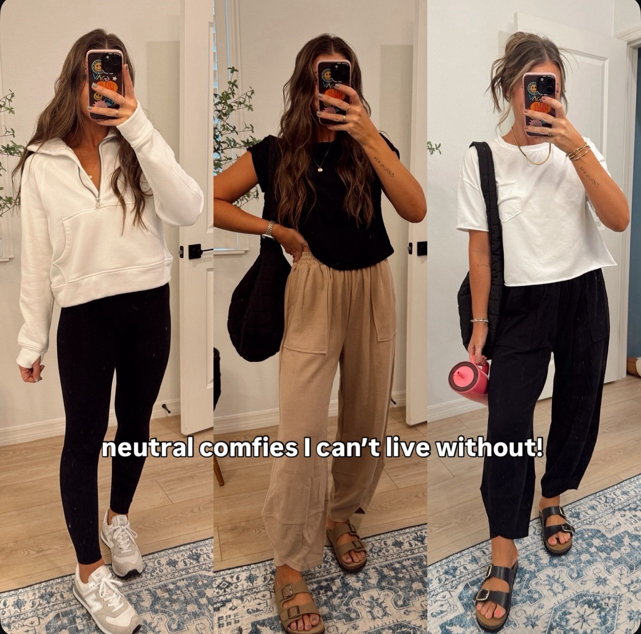 Amazon comfies I can’t live without! Smalls in everything but my fave leggings on Amazon I do an XS petite!