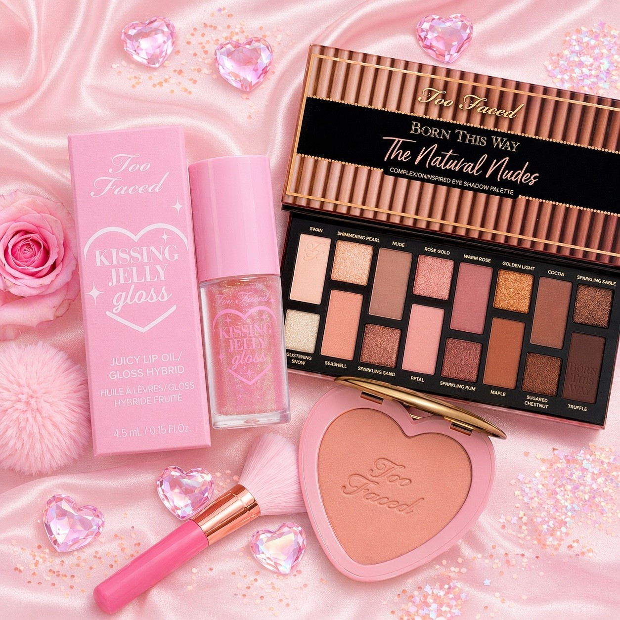 Soft glam but make it ✨pink✨
I’m obsessed with this dreamy combo from Too Faced 💕
The gloss is giving juicy, sparkly perfection and this palette has ALL the everyday neutrals I reach for 🤍
Perfect for a soft glam moment or an everyday look that still feels put together 💄
Shop everything linked here 💗
#LTKbeauty #LTKmakeup #toofaced #softglam #pinkaesthetic

#LTKBeauty #LTKselfcare #LTKdayinmylife