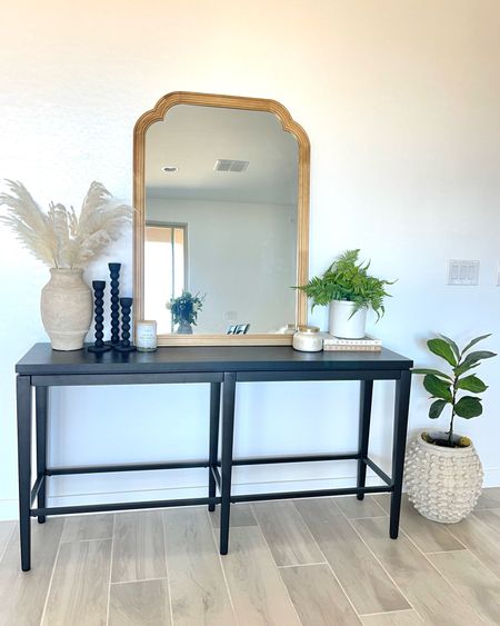 Picked up this new black console table for my dining room/ living room. It’s such good quality and under $300! I love all the new Studio McGee at Target. Affordable and well made for the price point! 

#LTKstyletip #LTKhome #LTKFind