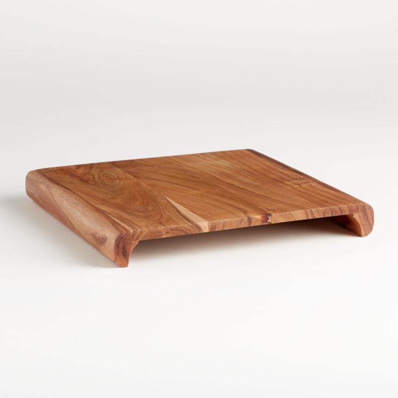 Byhring Square Wood Serving Board + Reviews | Crate and Barrel | Crate & Barrel