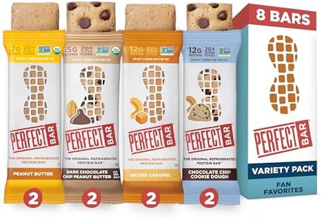 Perfect Bar, Best Sellers Variety Pack, Protein Bars, Gluten Free, Soy Free, Non GMO, No Sugar Al... | Amazon (US)