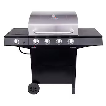 Char-Broil Performance Series Black 4-Burner Liquid Propane Gas Grill with 1 Side Burner | Lowe's