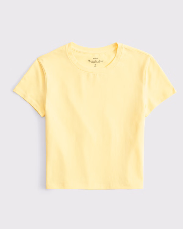 Women's Essential Baby Tee | Women's Tops | Abercrombie.com | Abercrombie & Fitch (US)