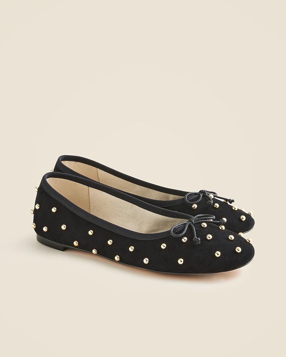 Andi ballet flats in beaded suede | J. Crew US