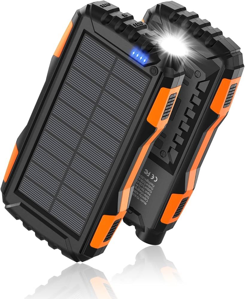 Power-Bank-Solar-Charger - 42800mAh Power Bank,Solar Charger,External Battery Pack 5V3.1A Qc 3.0 ... | Amazon (US)