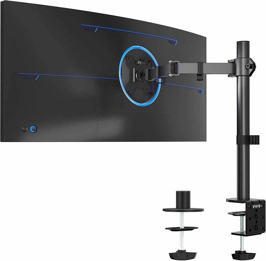 VIVO Single Monitor Arm Desk Mount, Holds Screens up to 32 inch Regular and 38 inch Ultrawide, Fu... | Amazon (CA)