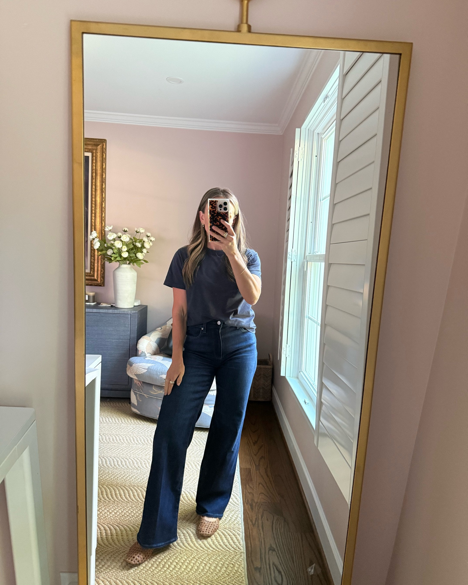 I got these Paige Anessa jeans last year--size down! The color is slightly different this year during the Nordstrom Sale. I think I got mine hemmed! 

 #LTKmomlife #LTKOver40 #LTKPetite