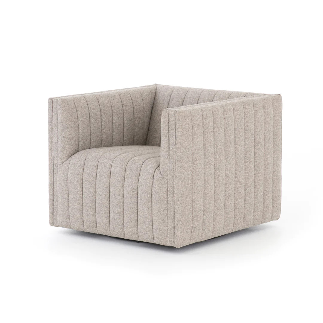 Augustine Swivel Chair in Various Colors | Burke Decor