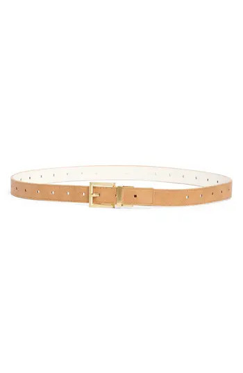Vince Camuto Reversible Faux Leather Belt in Vachetta/Ivory at Nordstrom Rack, Size Medium/large | Nordstrom Rack