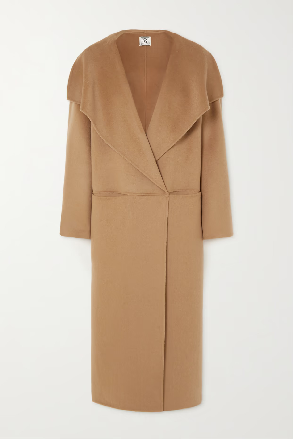 TOTEME - + Net Sustain Signature Wool-blend Coat - Camel | NET-A-PORTER (UK & EU)