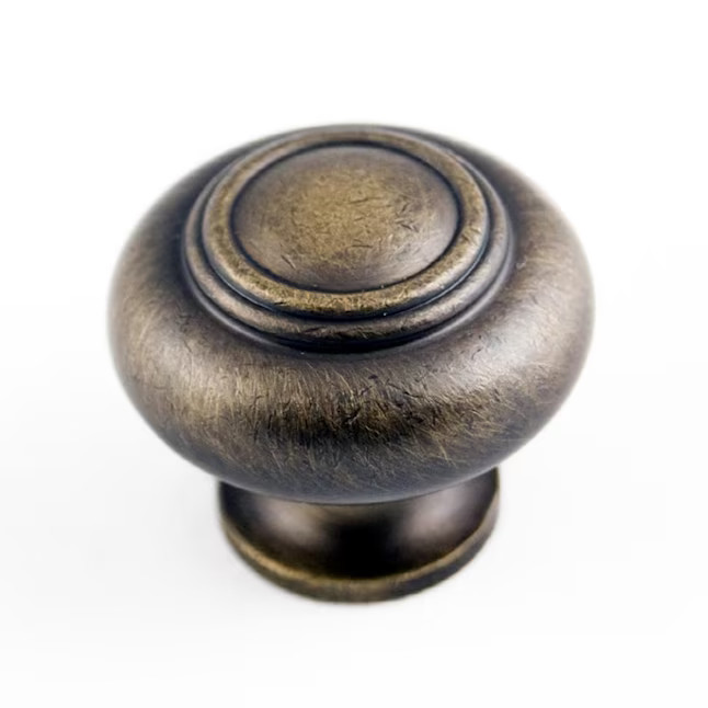 RK International Antique English Round Transitional Cabinet Knob | Lowe's