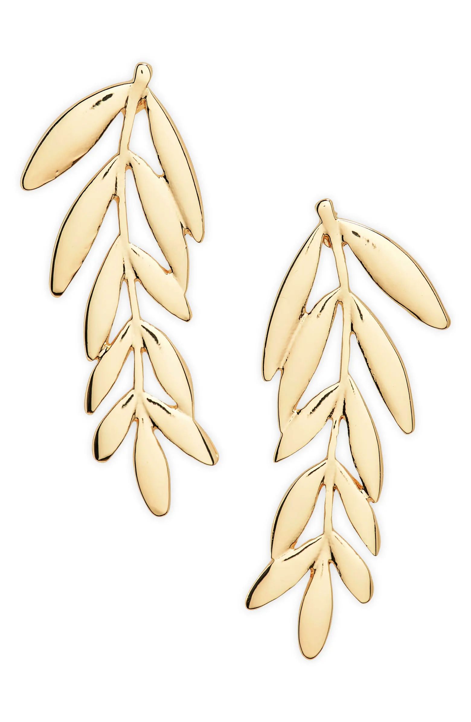 Botanical Leaf Drop Earrings | Nordstrom