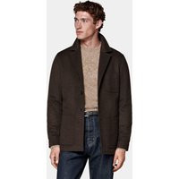 Suitsupply Dark Brown Relaxed Fit Shirt-jacket | Suitsupply (US)