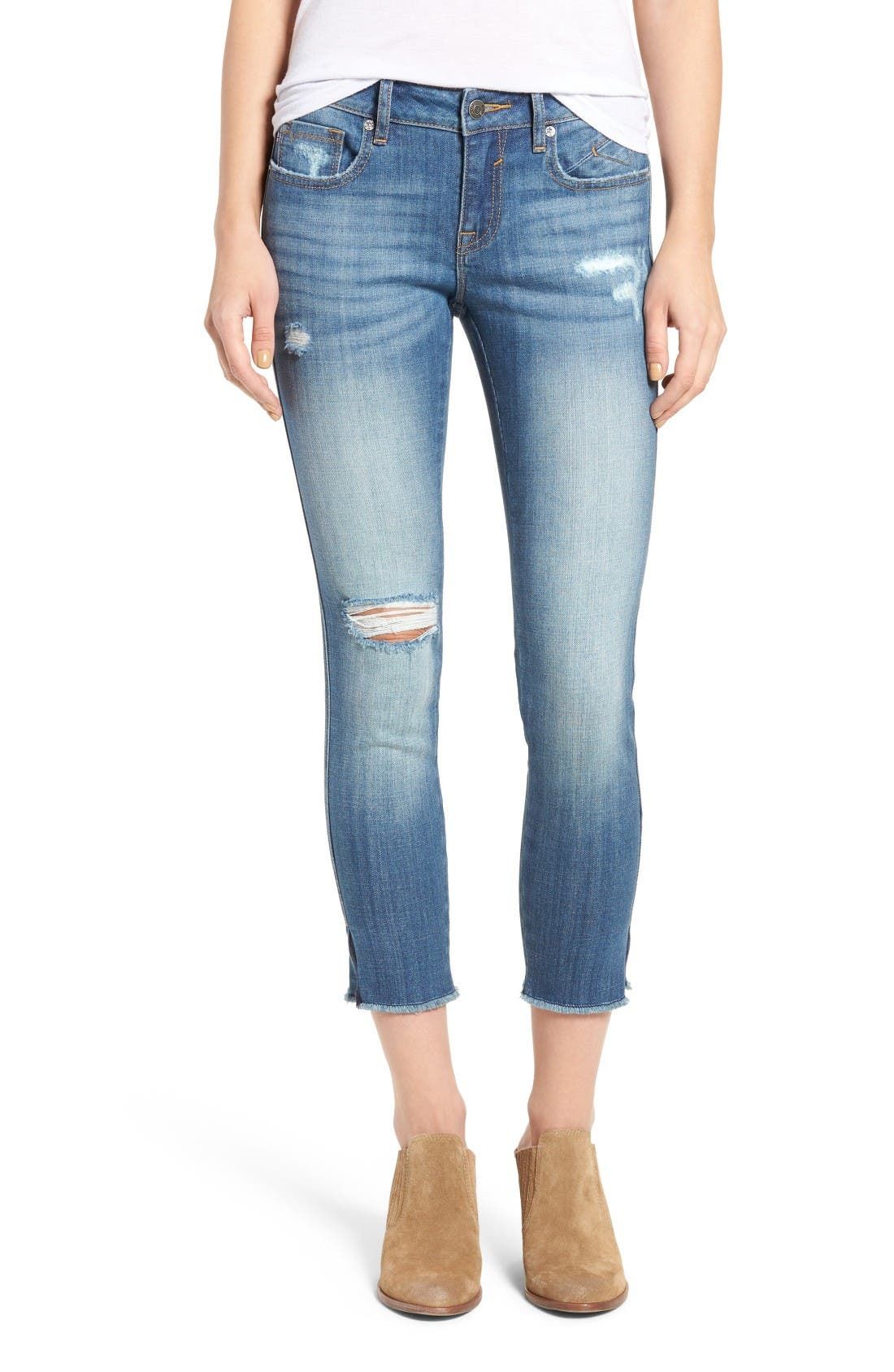 Chelsea Distressed Crop Skinny Jeans | Nordstrom