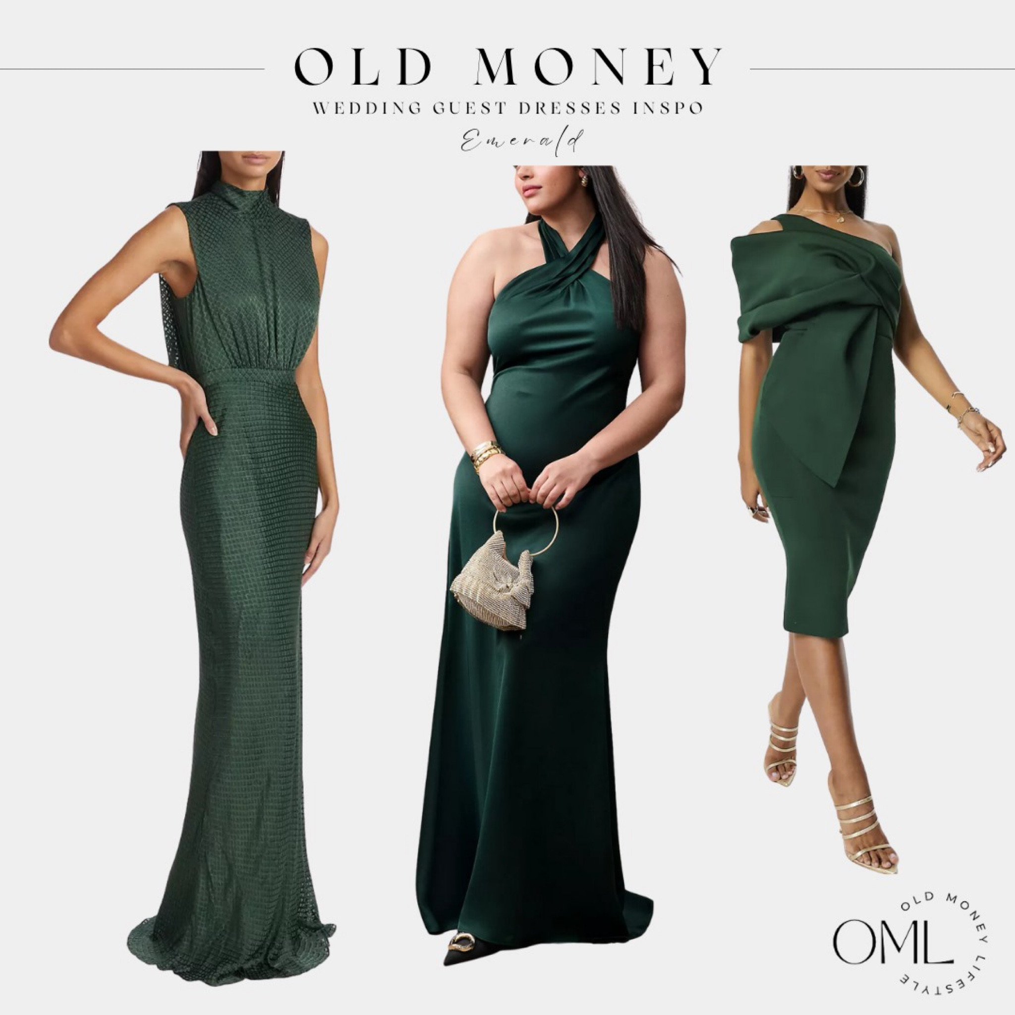 Old money inspired, wedding guest dresses, emerald wedding guest, bridesmaids dresses, fall dresses for weddings 


#LTKwedding #LTKstyletip #LTKHoliday