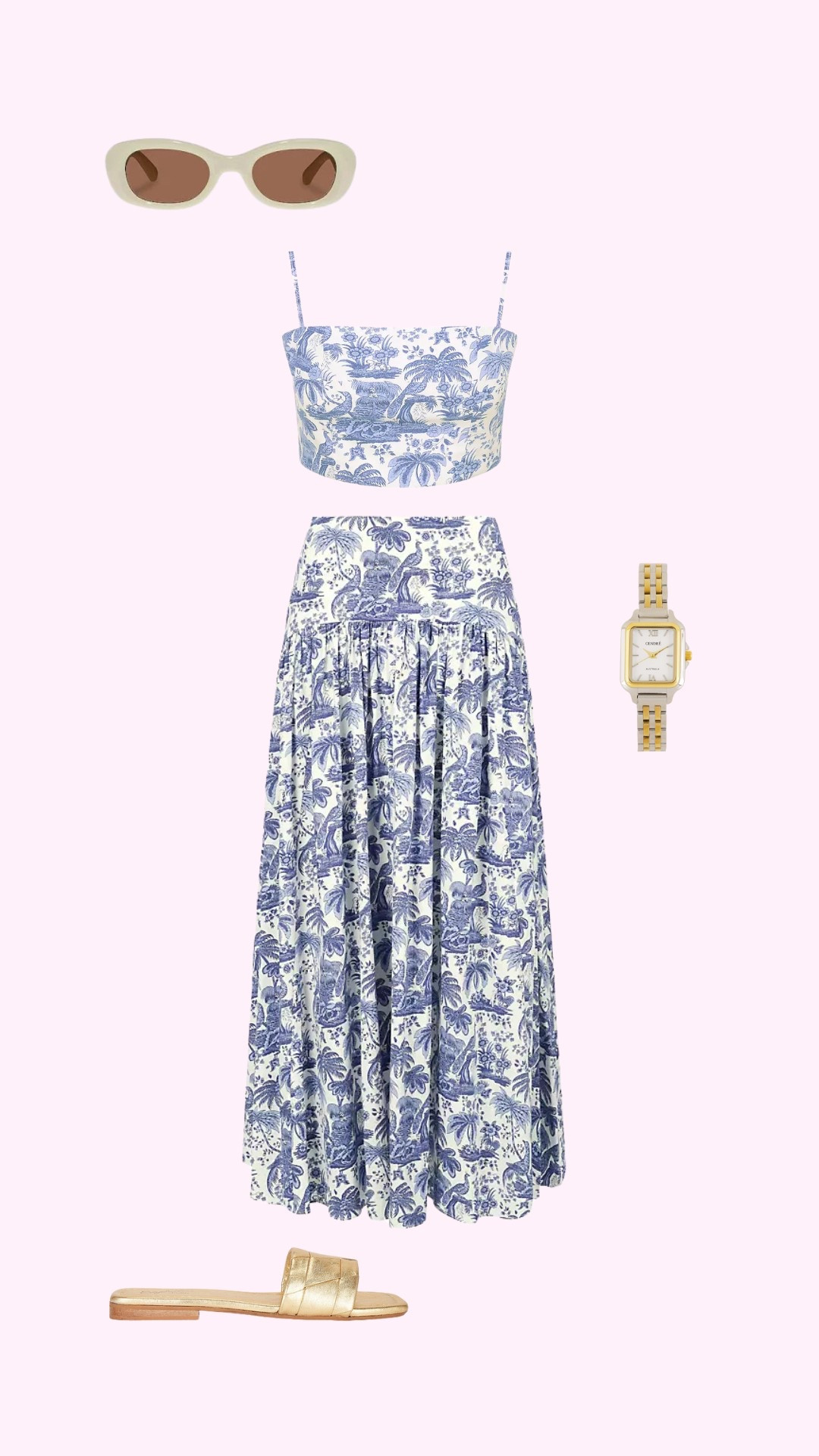 Spring daytime outfit inspo! ☀️☀️ two piece blue toile skirt set

#LTKSeasonal #LTKStyleTip #LTKFindsUnder100