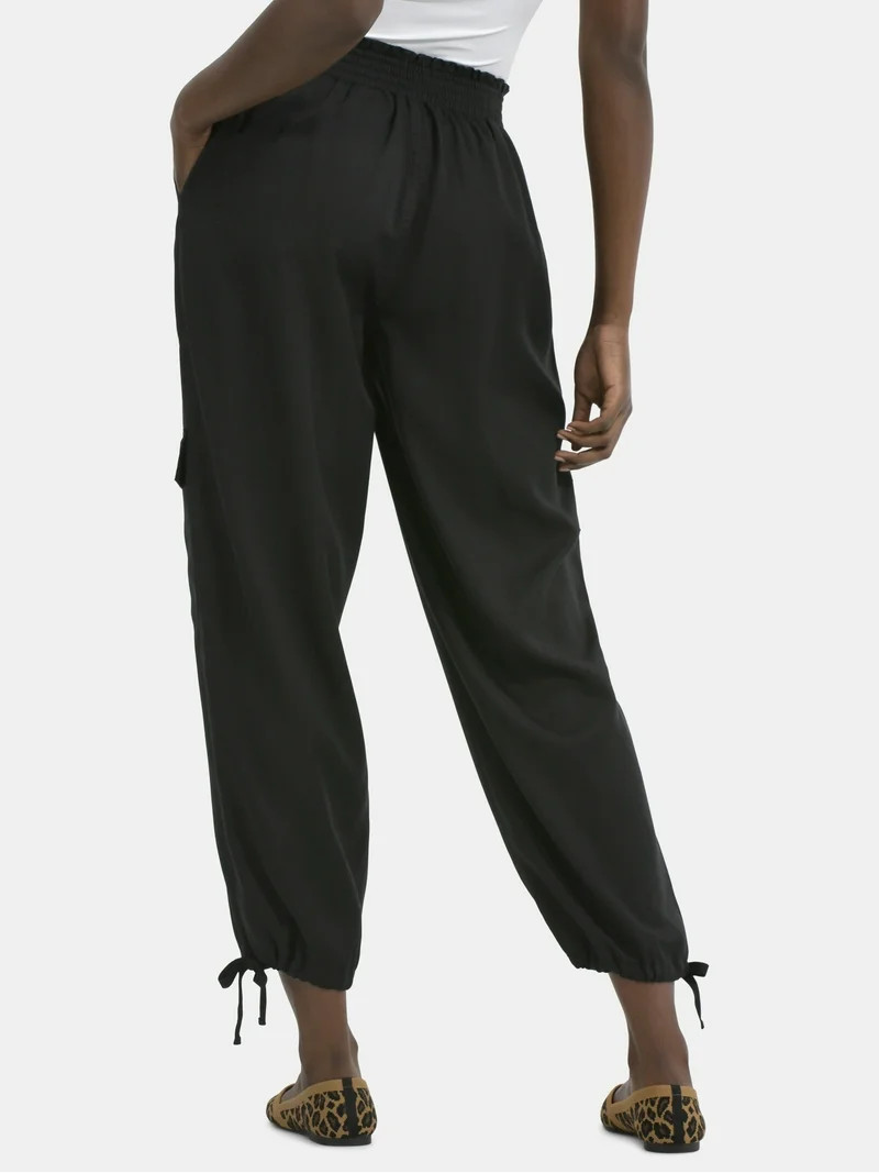 Time and Tru Women's High Rise Jogger Pants, 28" Inseam, Sizes XS-XXXL | Walmart (US)