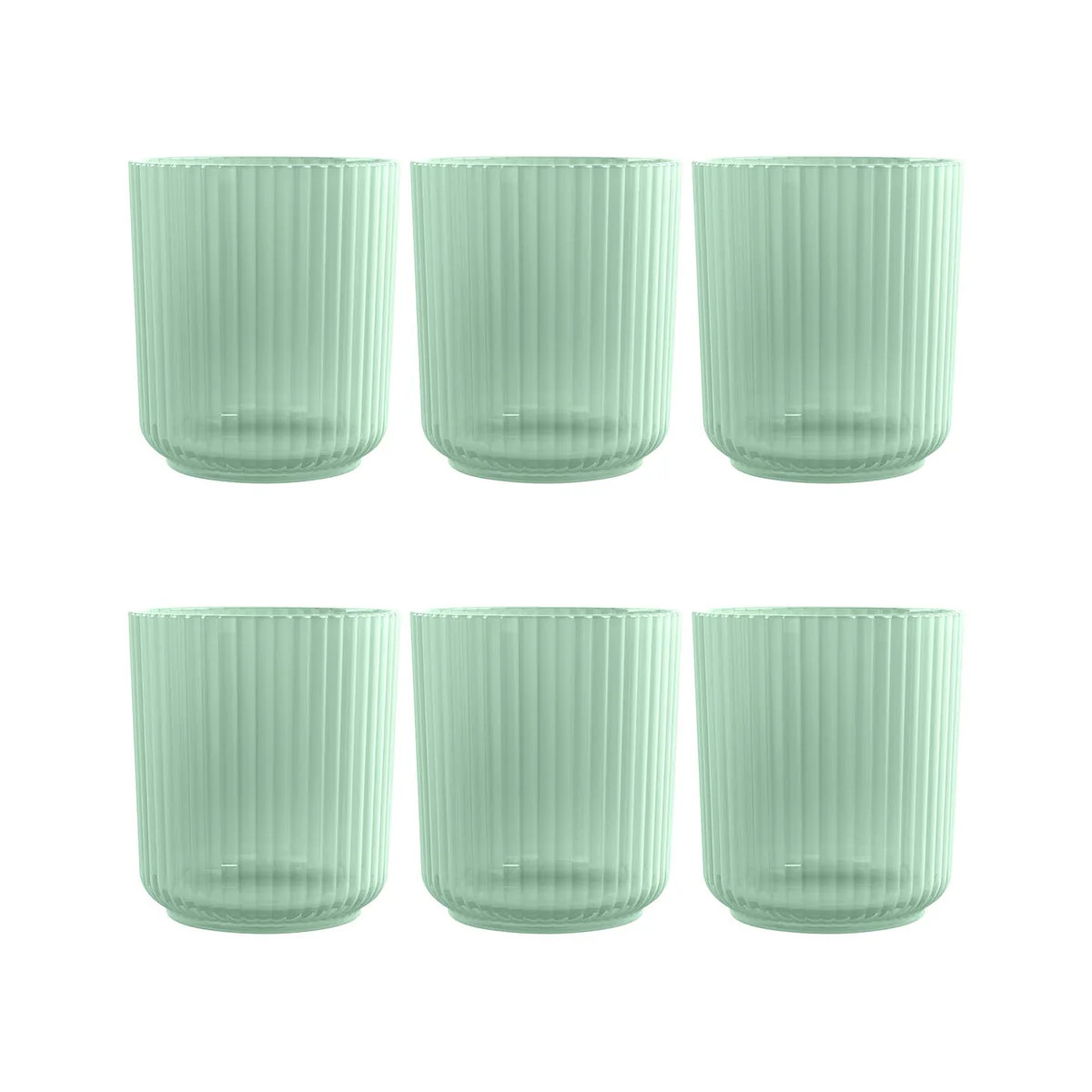 AQUA ACRYLIC TUMBLER (SET OF 6) | Cooper at Home