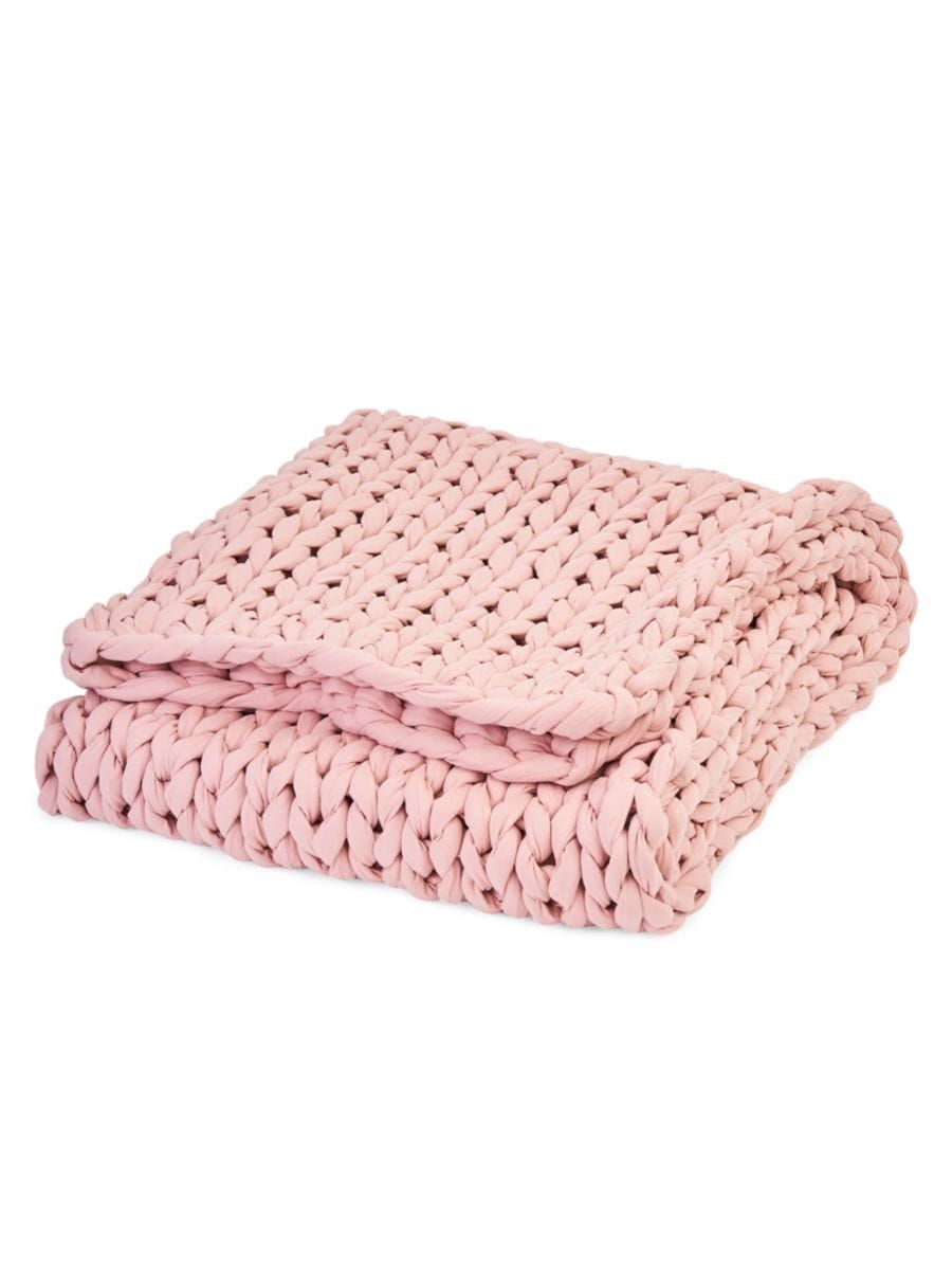 HomeHomeBearabyCotton Napper Weighted Knit Blanket$249 - $279 | Saks Fifth Avenue