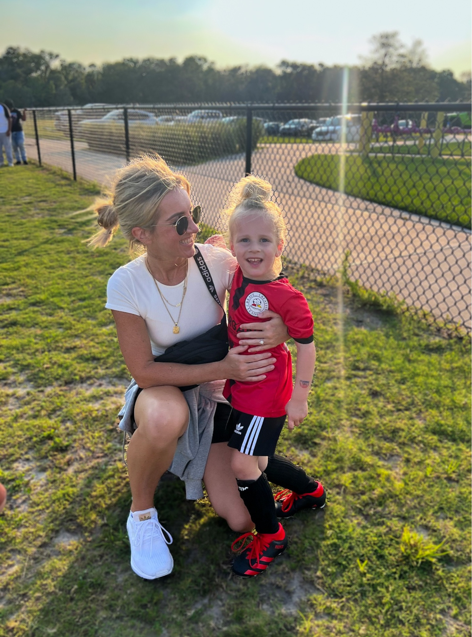 Vann’s first soccer game! ⚽️🤙🏼 

Toddler sports | summer sports gear | toddler soccer | kids soccer outfit | kids soccer cleats | boys soccer outfit | boys sports outfit | toddler boy soccer | boys soccer | soccer cleats kids | summer play | kids summer sports | athleisure | soccer mom 🙃 | adidas shoes | adidas outfit | adidas crossbody bag | women’s gym outfit | women’s workout outfit | women’s athleisure | womens summer workout outfit  