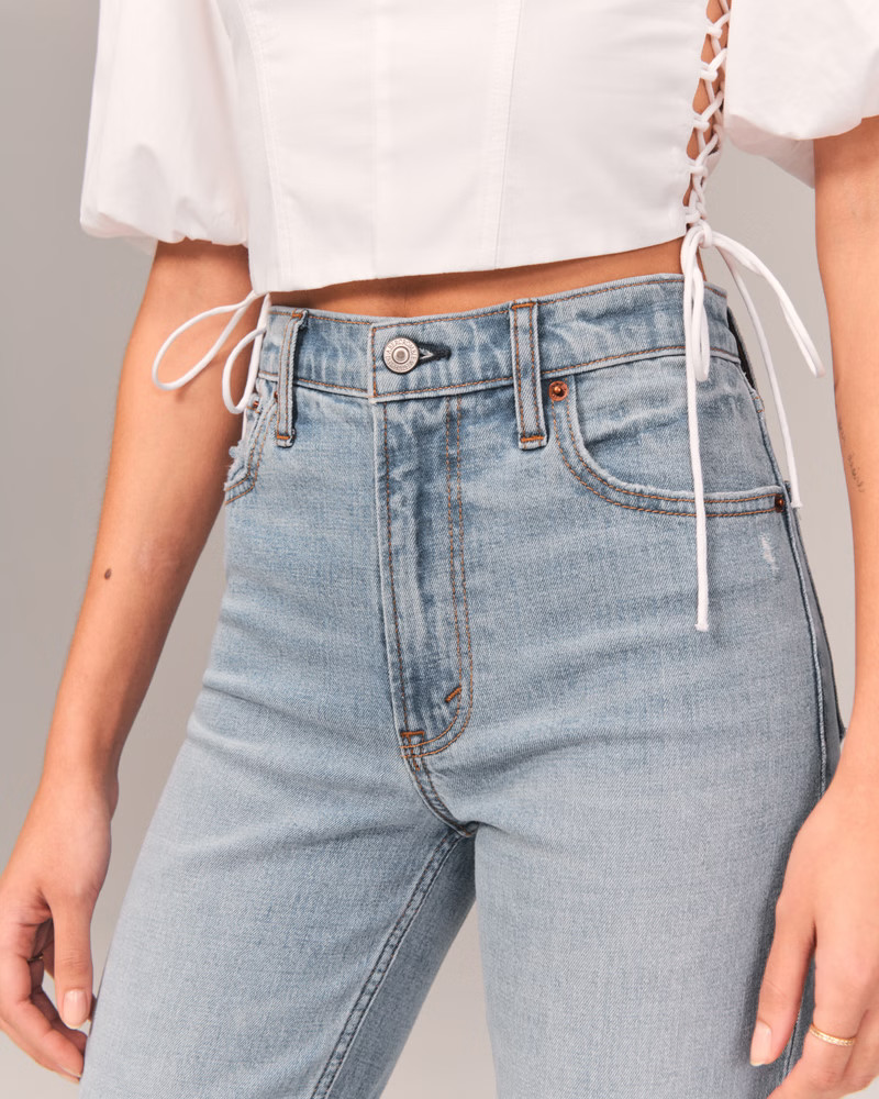 High Rise Mom Jean | Abercrombie & Fitch (US)
