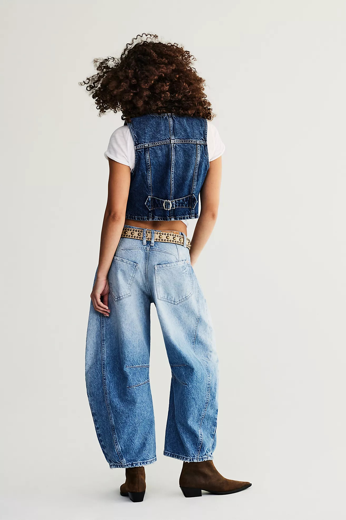 We The Free Good Luck Mid-Rise Barrel Jeans | Free People (Global - UK&FR Excluded)
