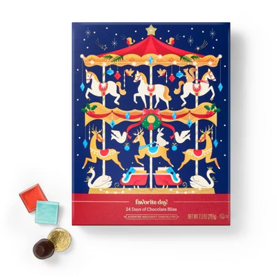 24 Days of Christmas Chocolate Bliss Advent Calendar - 7.2oz - Favorite Day™ | Target