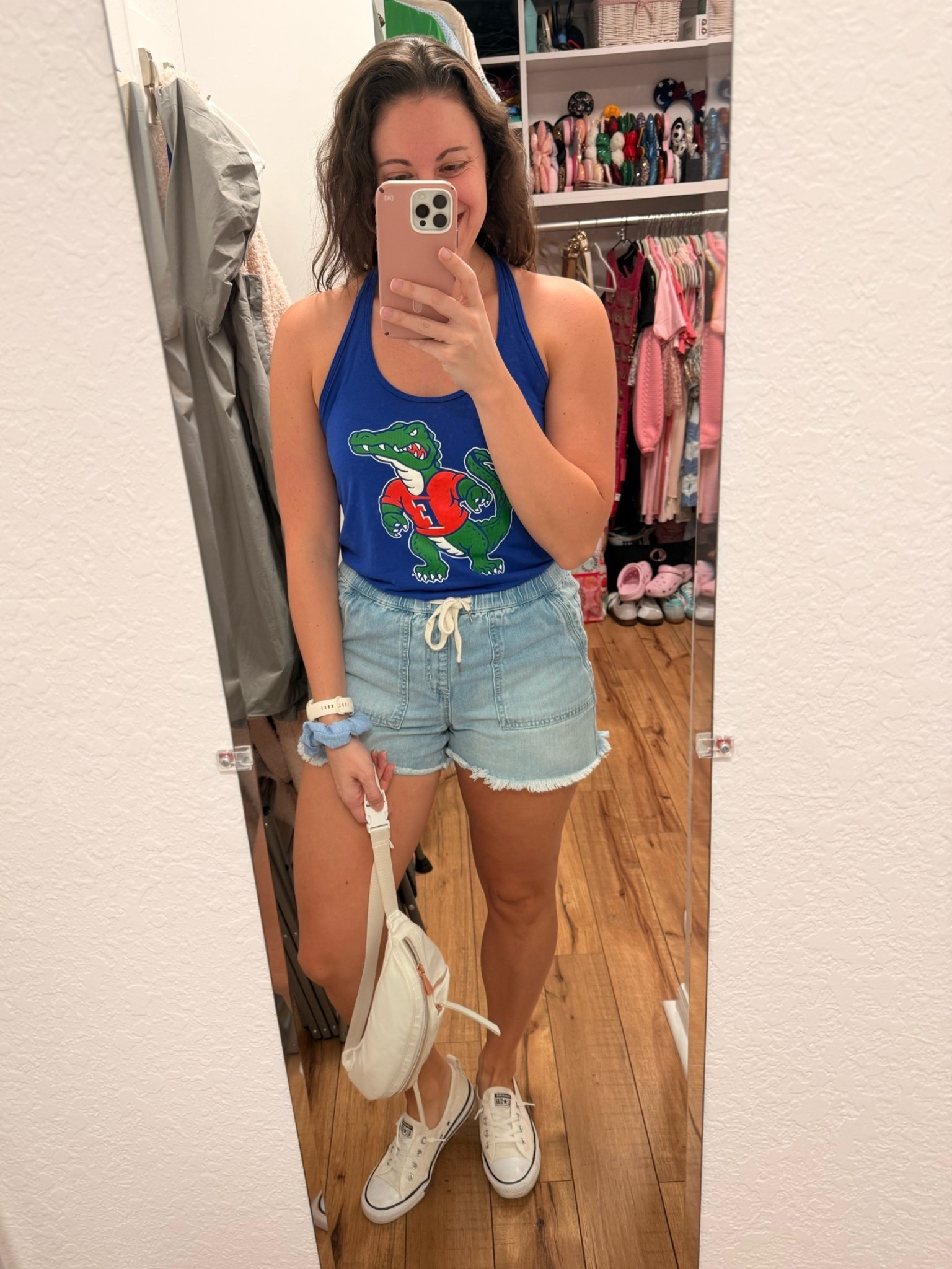 Casual day for errands and celebrating college football! Love a pair of converse and prism belt bag to help me make the day easy and effortless!

#LTKootd #LTKgrwm #LTKdayinmylife