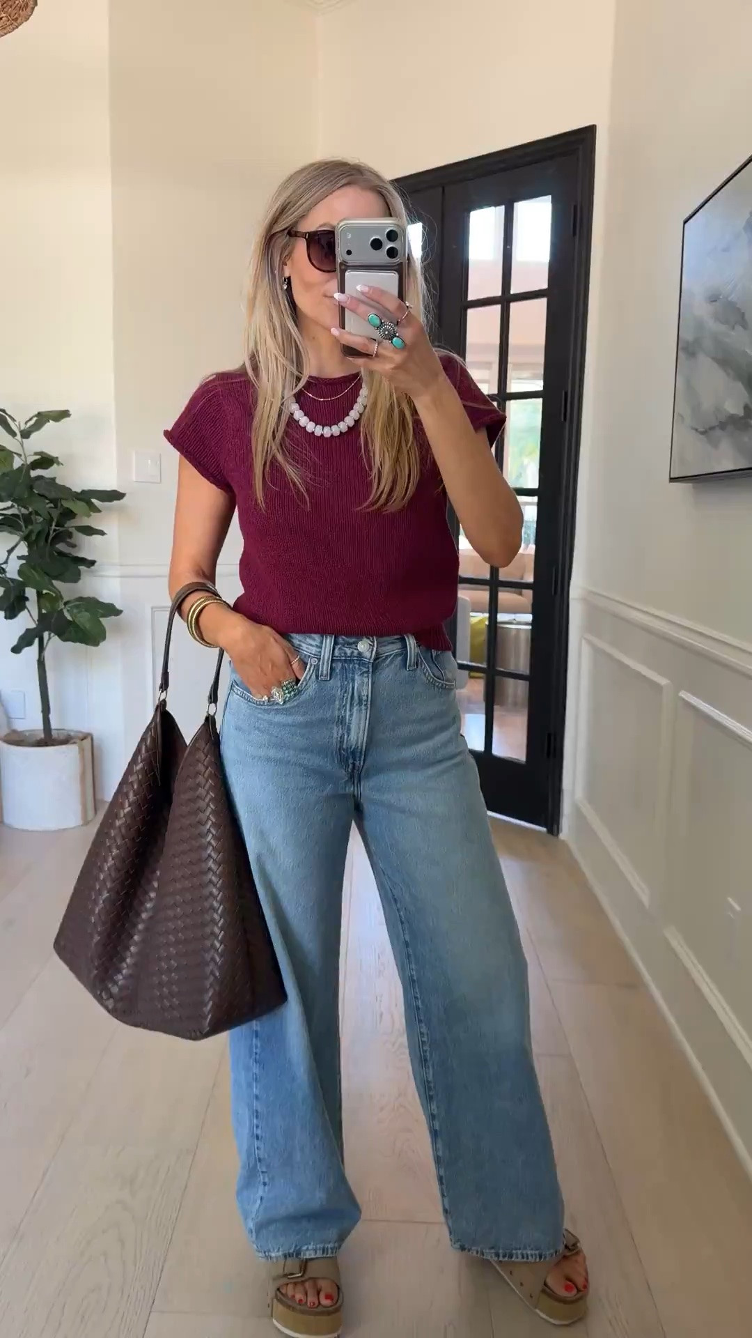 🤍Walmart is winning 🥇with this lightweight, short sleeved sweater. It comes in 5 colors and you will want them all!