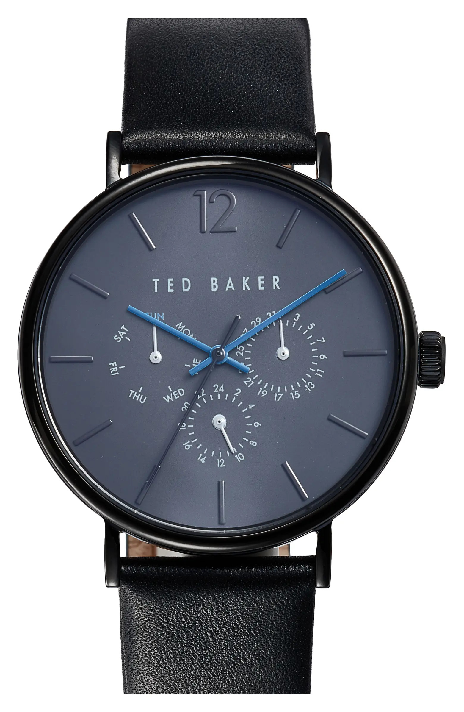 Ted Baker London Phylipa Multifunction Leather Strap Watch, 41mm | Nordstrom | Nordstrom