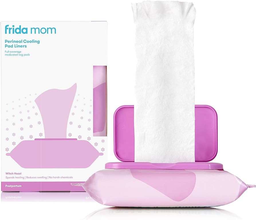 Perineal Medicated Witch Hazel Full-Length Cooling Pad Liners for Postpartum Care by Frida Mom | ... | Amazon (US)