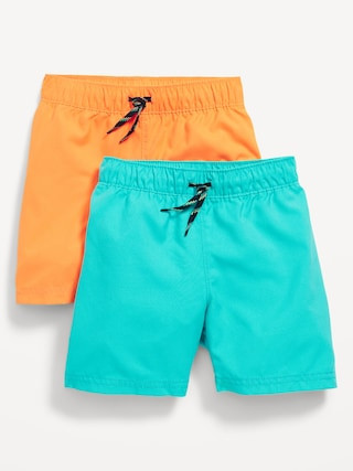 2-Pack Solid Swim Trunks for Toddler Boys | Old Navy (US)