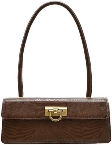 Brown Purses for Women Black Shoulder Purse Vintage Bags Trendy Women's Red Small Tote Handbags | Amazon (US)