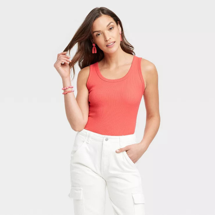Women's Shrunken Rib Tank Top - Universal Thread™ | Target