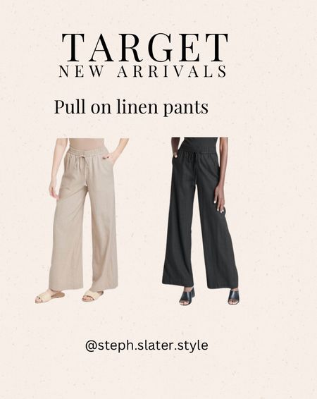 Target new arrivals. Linen pull on pants. More colors. Comfy. Casual. Mom style. Vacation. Spring outfits 

#LTKstyletip #LTKFind #LTKunder50