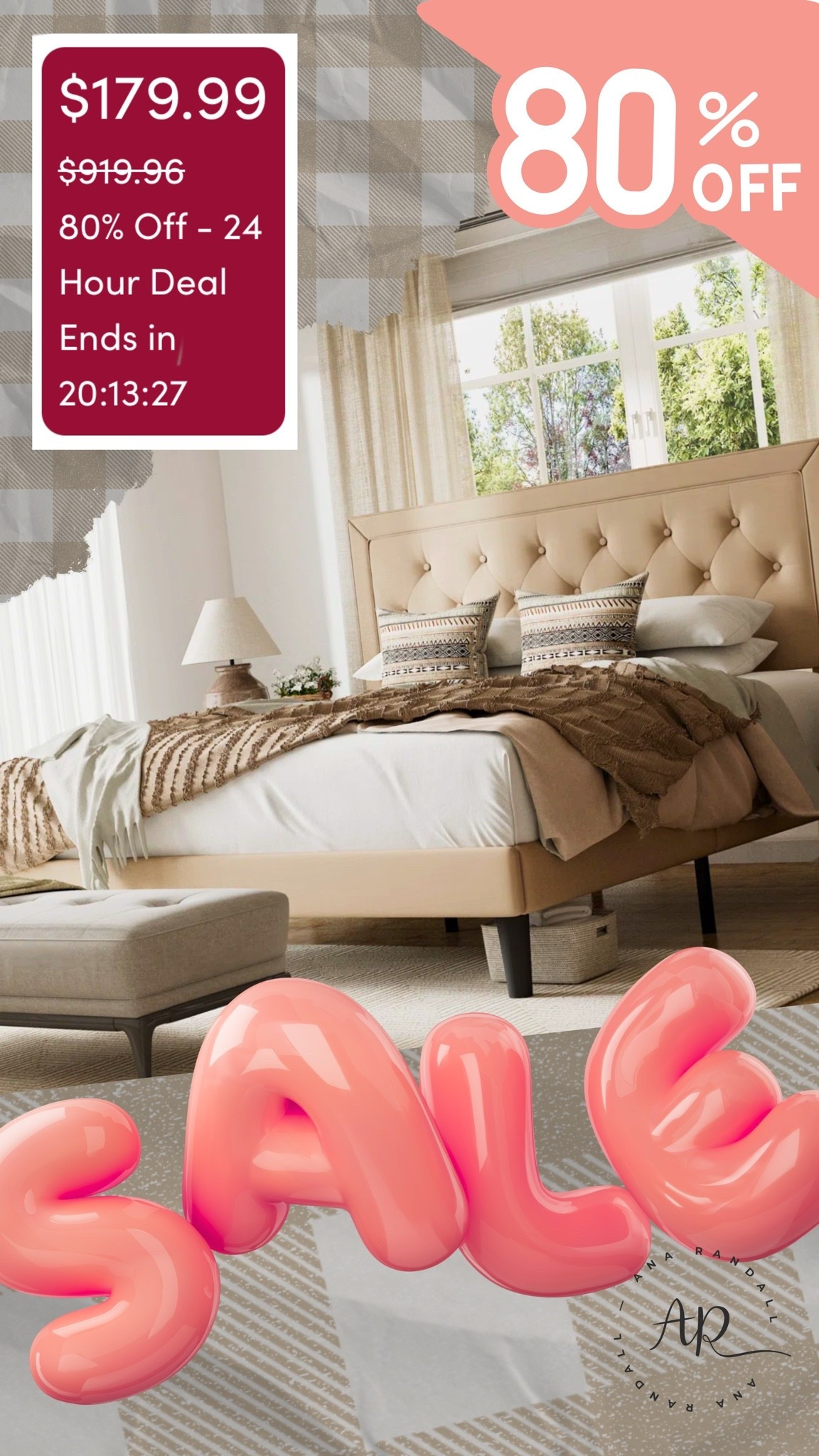 Can we talk about this major bedroom upgrade?
I found this stunning, cozy bed setup on a massive 24-hour flash sale -80% off makes it only $179.99! It completely transforms the space into a luxury hotel vibe without breaking the bank.
Everything is linked in my LTK shop! Head over to grab it before the price goes back up. 

XOXO,
Ana Randall💗

#LTKunder200 #HomeFinds #BedroomDesign
#Interiorinspo #FlashSale

#LTKhome #LTKsale