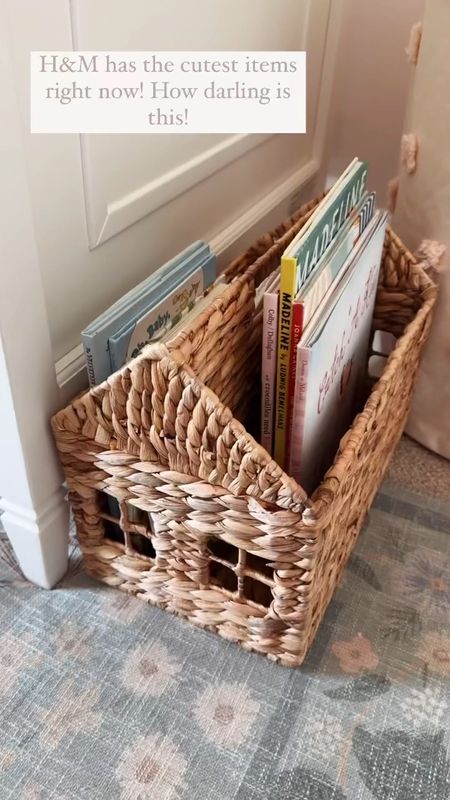H&M book basket
Nursery decor
Storage basket
Wicker basket
House basket 

#LTKbaby #LTKstyletip #LTKfindsunder50