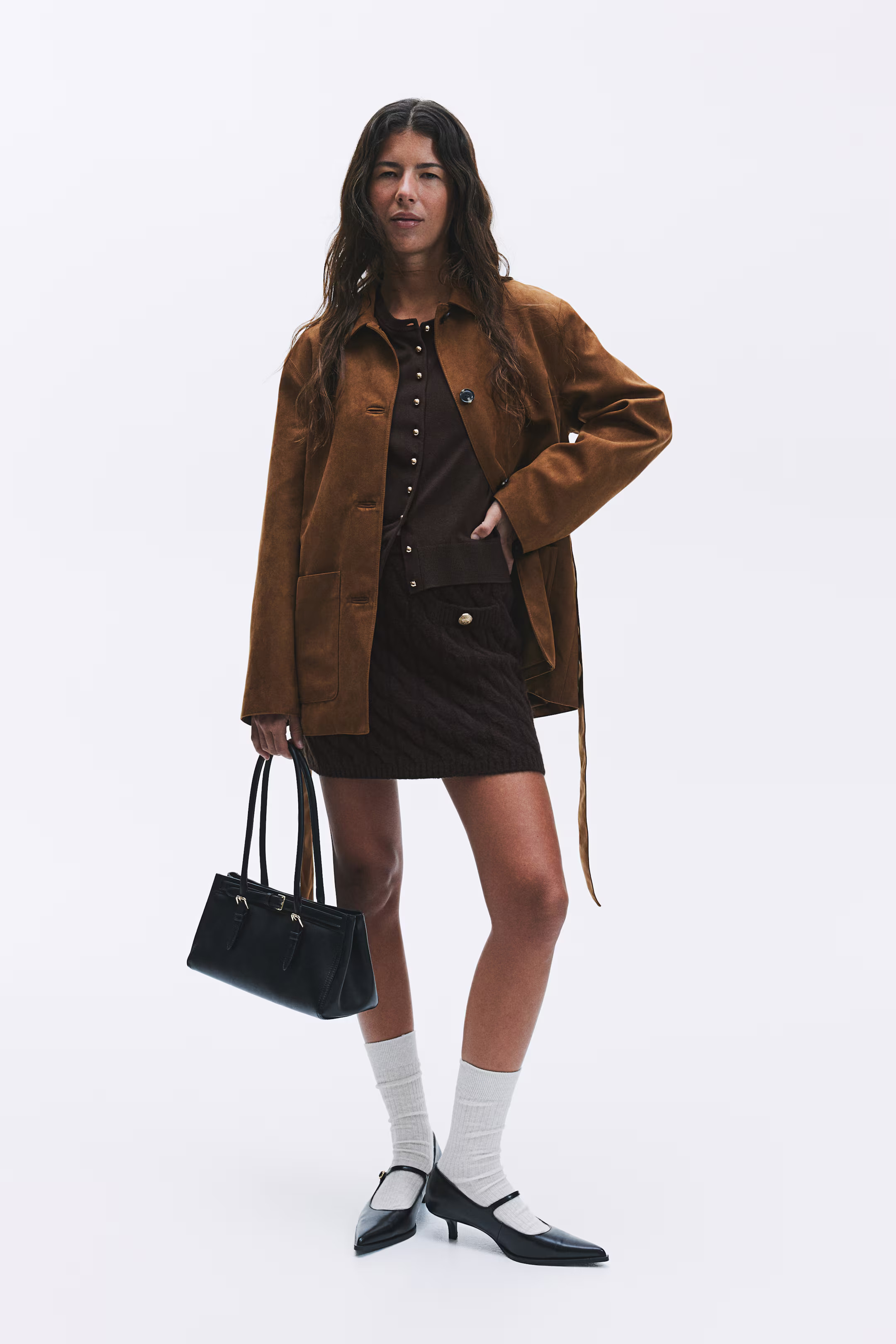 Cable-Knit Mini Skirt | H&M (US + CA)