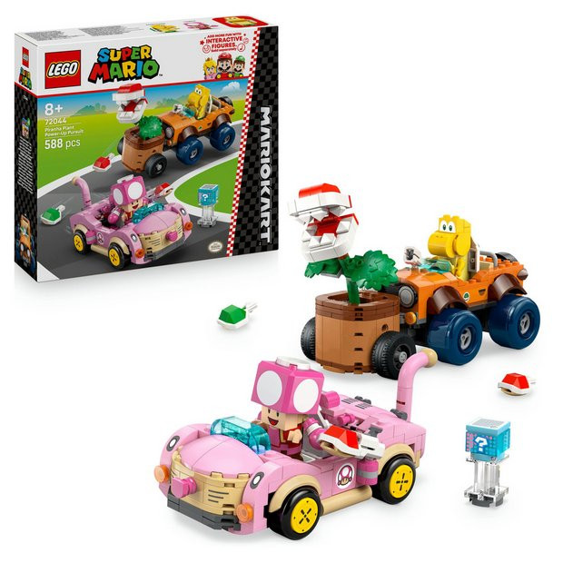 Buy LEGO Super Mario Kart – Piranha Plant Power-Up Pursuit 72044 | LEGO | Argos | argos.co.uk