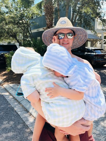 We live in these towel robes in the summer 
!

#LTKKids #LTKBaby #LTKSwim