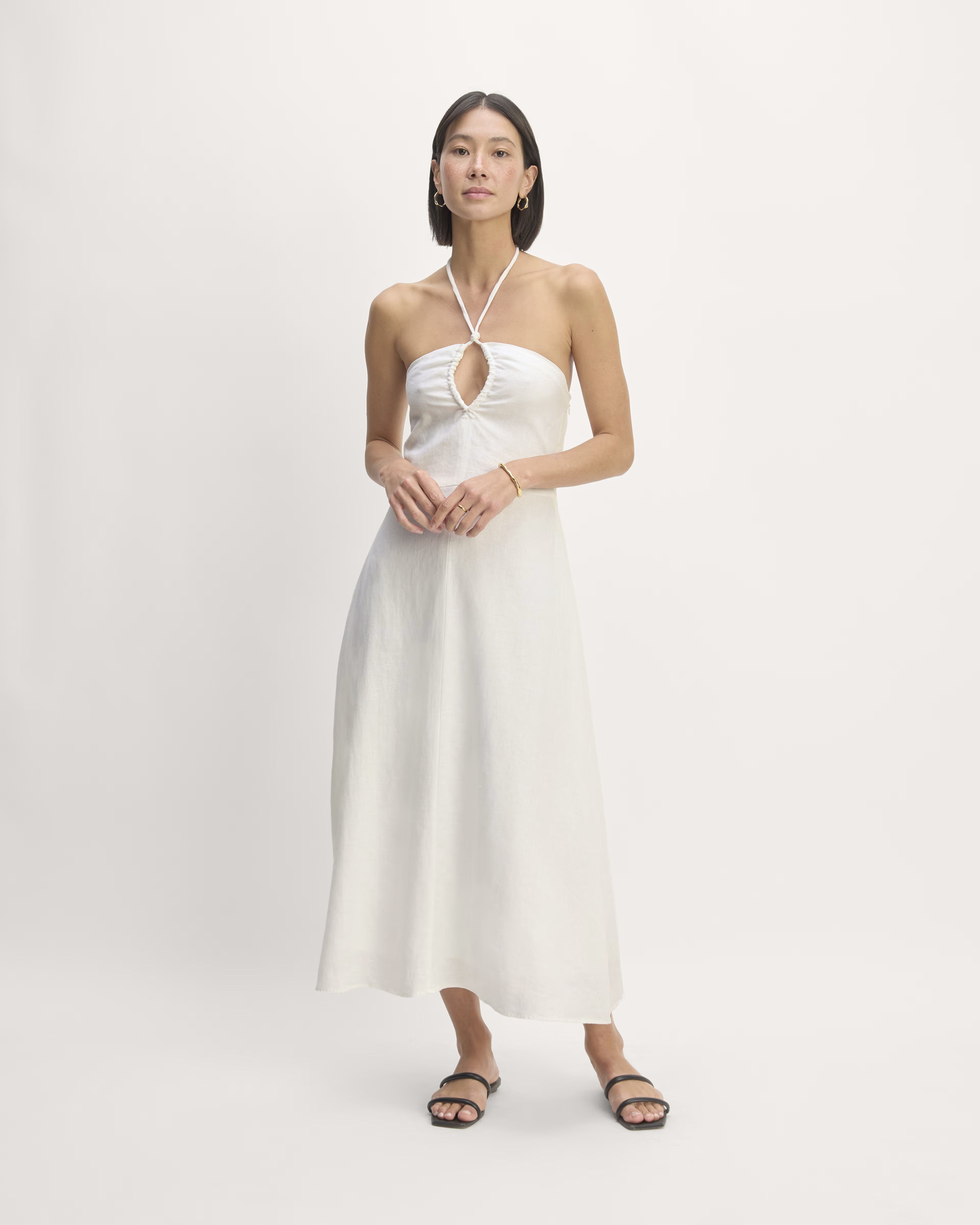 The Linen Halter-Neck Dress | Everlane