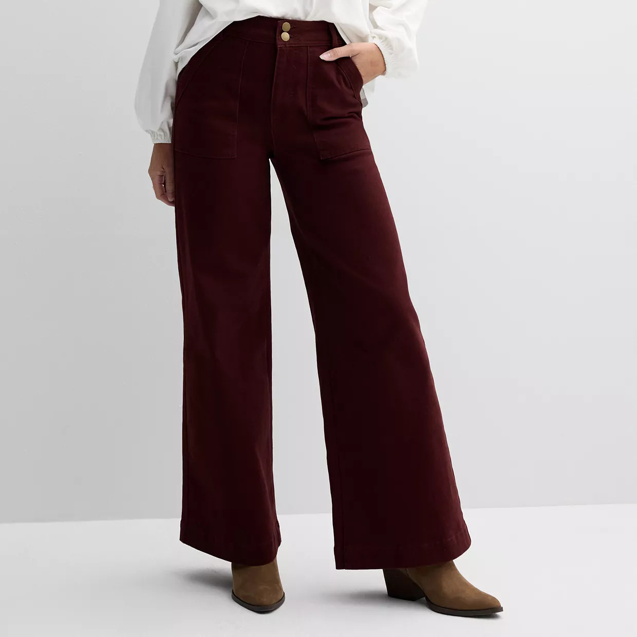 Women's Farmers Market Wide-Leg Denim Jeans | Kohl's