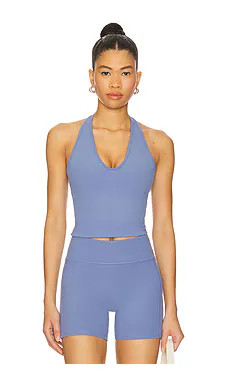 437 The Halter Tank Top in French Blue from Revolve.com | Revolve Clothing (Global)
